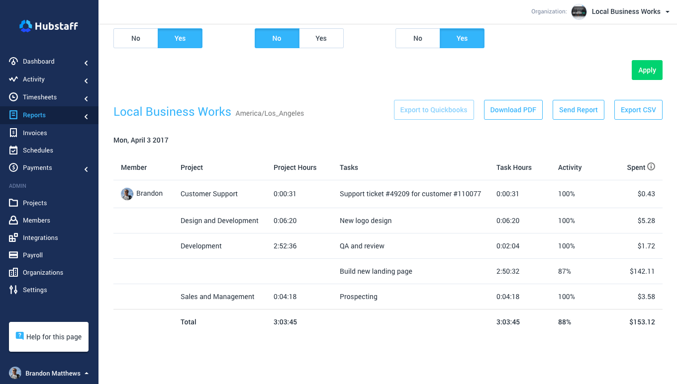 hubstaff plans